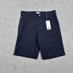 Tasc Motion Shorts Mens Size 30 Navy Blue 9'' Tailored Breathable Outdoor Travel